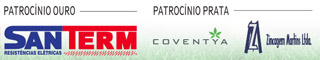 Patrocínio Ouro: SANTERM / Patrocínio prata: COVENTYA e ZINCAGEM MARTINS
