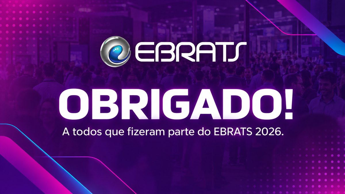 Obrigado! A todos que fizeram parte do EBRATS 2026