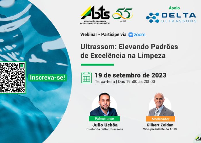 Webinar - Ultrassom: Elevando Padrões de Excelência na Limpeza