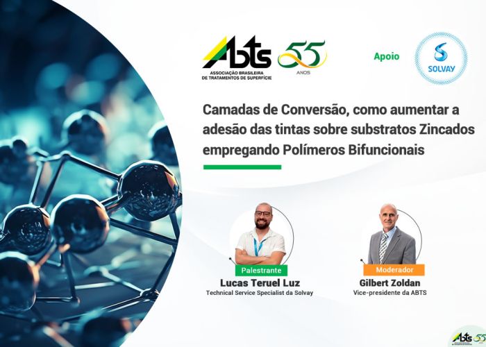 Veja como foi a Webinar - Camadas de Conversão , como aumentar a adesão das tintas sobre substratos