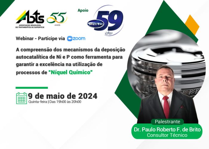 Webinar - Domínio da Deposição de Níquel Químico: Mecanismos Autocatalíticos de Ni e P para Excelênc