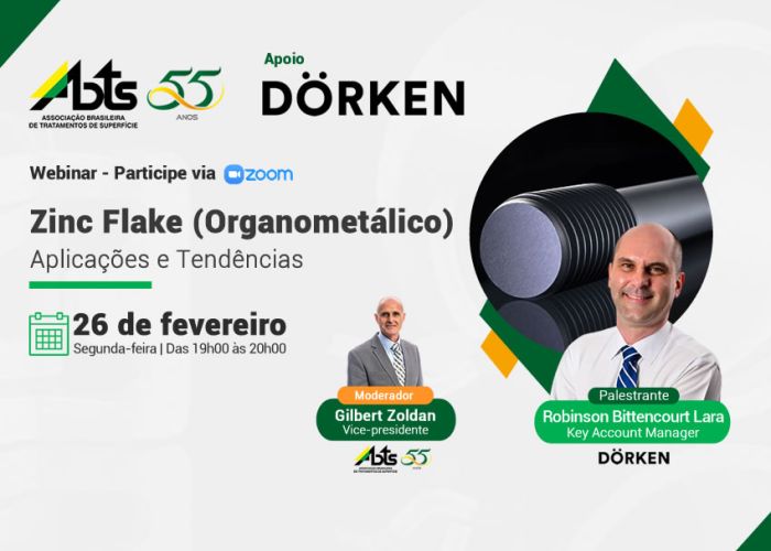 Webinar - Zinc Flake (Organometálico) - Aplicações e Tendências